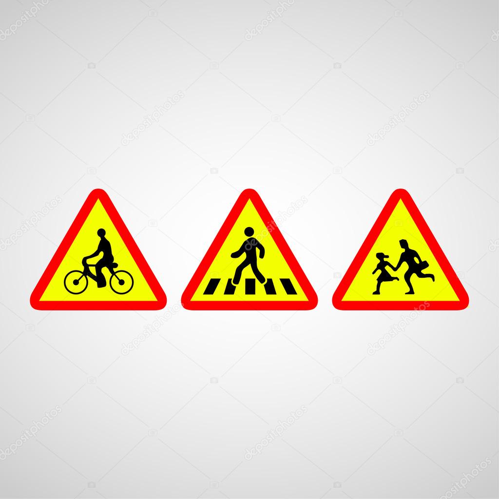 Crosswalk icon great for any use. Vector EPS10.