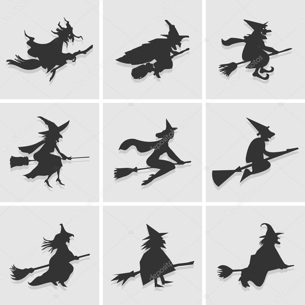 Witch icon great for any use. Vector EPS10.