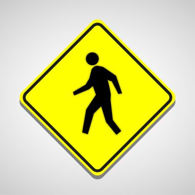 Yürüyüş yolu simgesi herhangi bir kullanım için harika. Vektör Eps10.