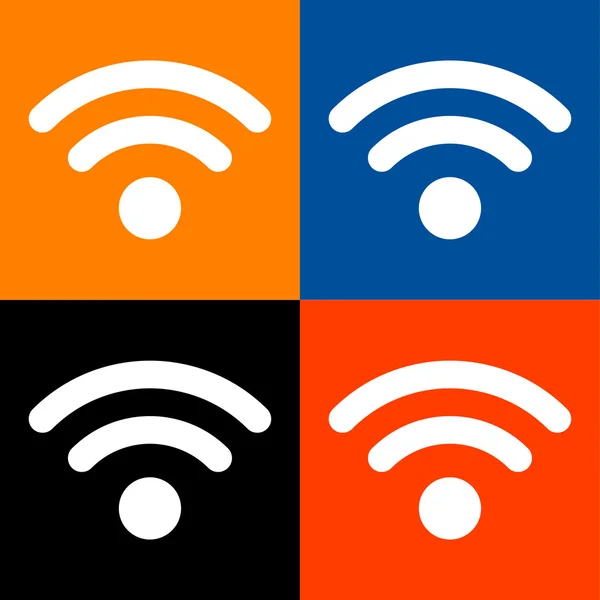 Wifi icon great for any use. Vector EPS10. — Stock Vector