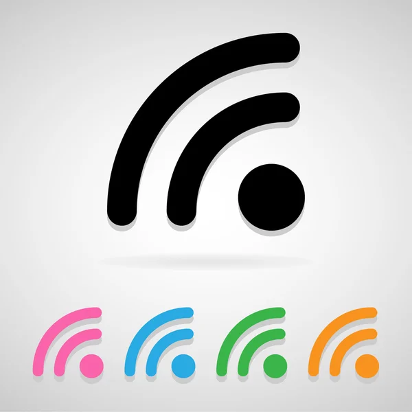 Ícone Wi-Fi ótimo para qualquer uso. Vetor EPS10 . — Vetor de Stock