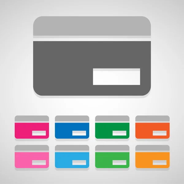 Los iconos de tarjetas de crédito son ideales para cualquier uso. Vector EPS10 . — Vector de stock