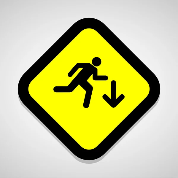 Walk icon icon great for any use. Vector EPS10. — Stock Vector