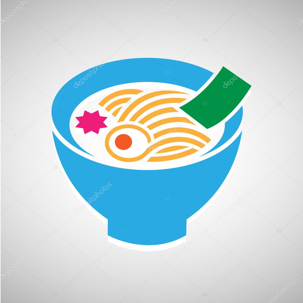 Noodle icon great for any use. Vector EPS10.