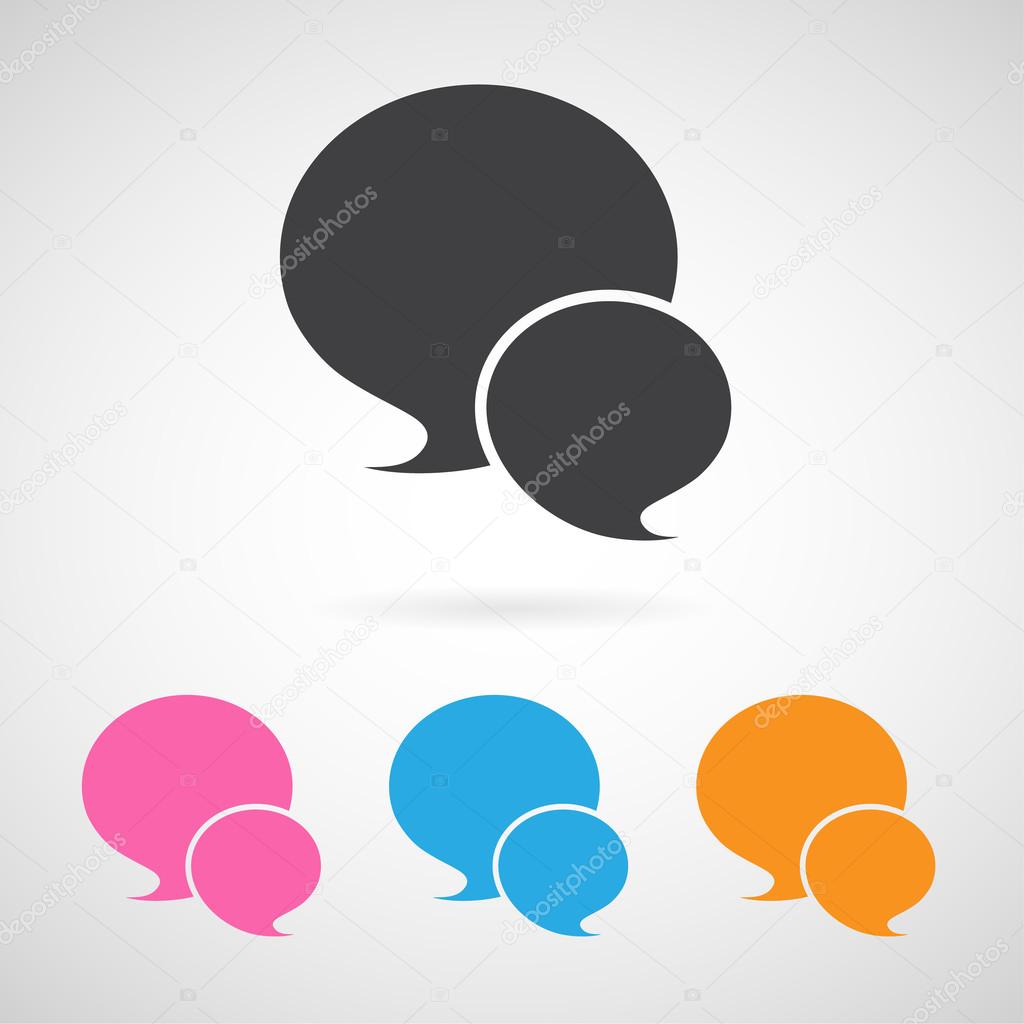 Message icons set great for any use. Vector EPS10.