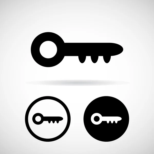 Los iconos clave son ideales para cualquier uso. Vector EPS10 . — Archivo Imágenes Vectoriales