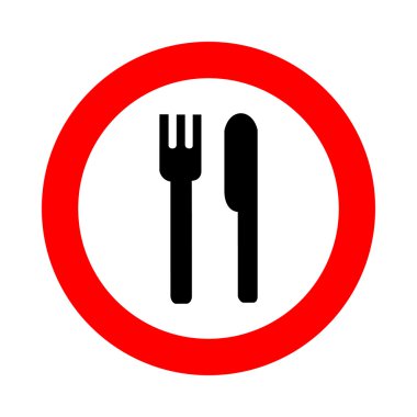 simgeyi büyük herhangi bir kullanım için yemek. Vektör Eps10.