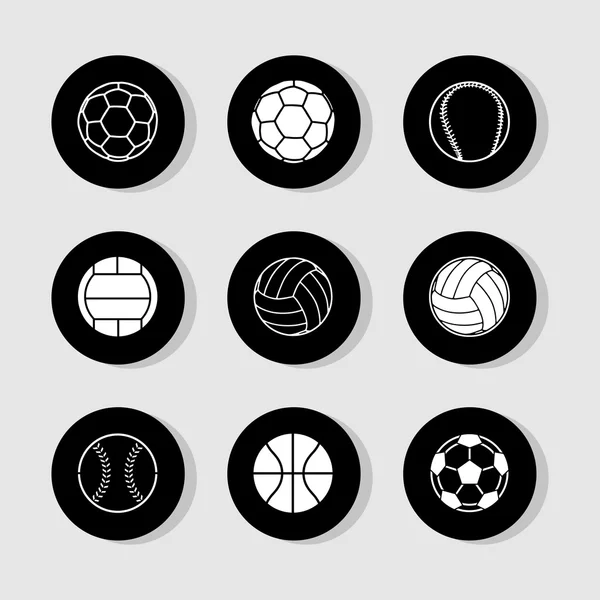 Football icons set great for any use. Vector EPS10. — Stock Vector