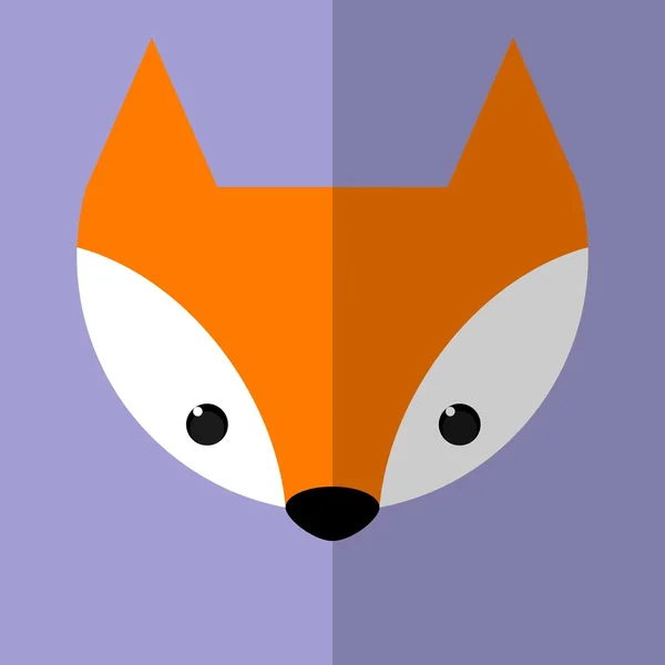 Icône Fox idéal pour tout usage. Vecteur EPS10 . — Image vectorielle