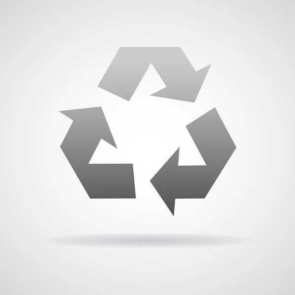 Recycle icon great for any use. Vector EPS10. — Stock Vector