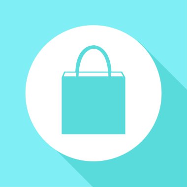 alışveriş çantası simgesini herhangi bir kullanım için harika. Vektör Eps10.