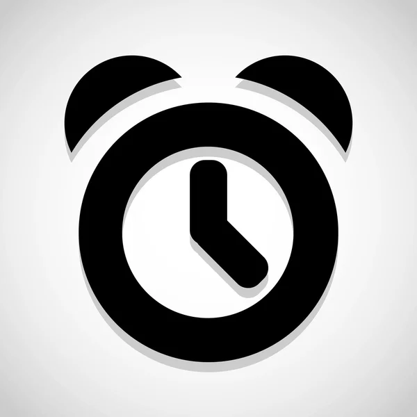 Icono del reloj ideal para cualquier uso. Vector EPS10 . — Vector de stock