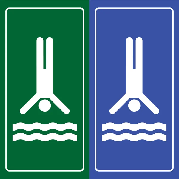 Les icônes de natation sont idéales pour tout usage. Vecteur EPS10 . — Image vectorielle