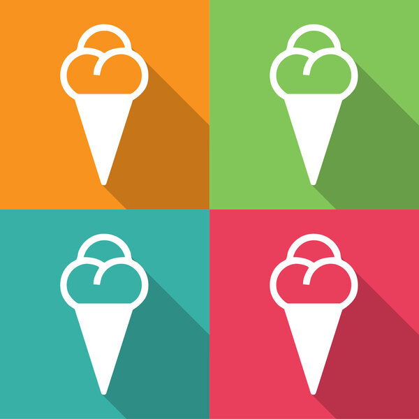 icecream icons set great for any use. Vector EPS10.