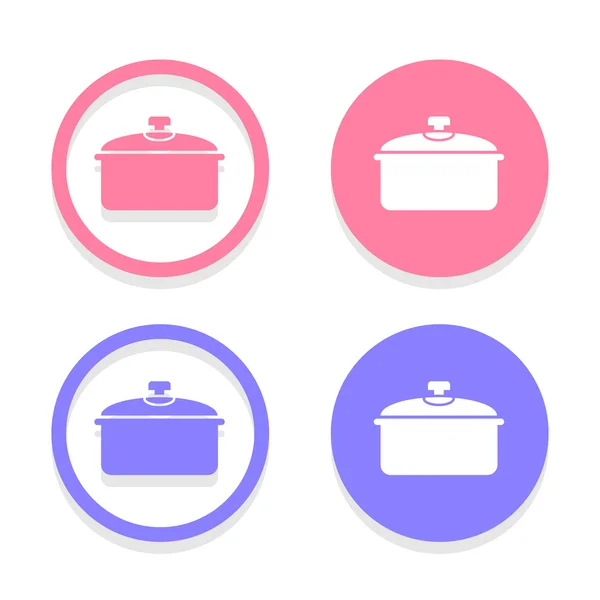Les icônes de pot sont idéales pour toute utilisation. Vecteur EPS10 . — Image vectorielle