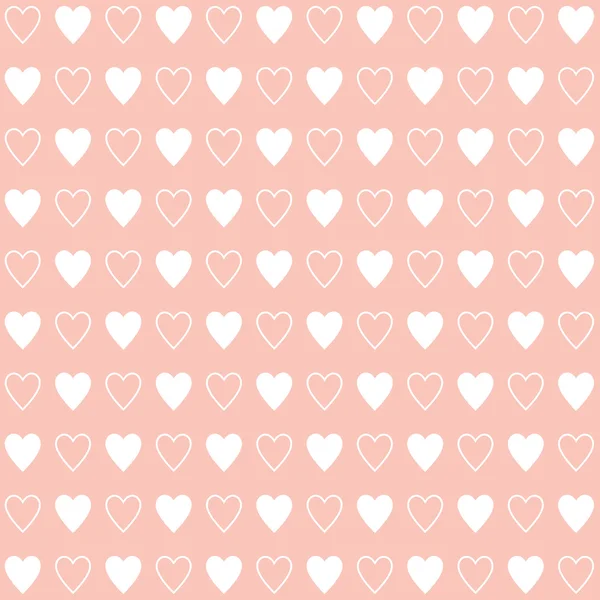 Set di carta da parati cuore rosa grande per qualsiasi uso. Vettore EPS10 . — Vettoriale Stock