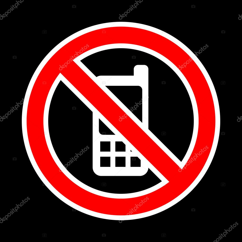 No Phone icons set great for any use. Vector EPS10.