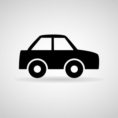 Araba simgesi herhangi bir kullanım için harika. Vektör Eps10.