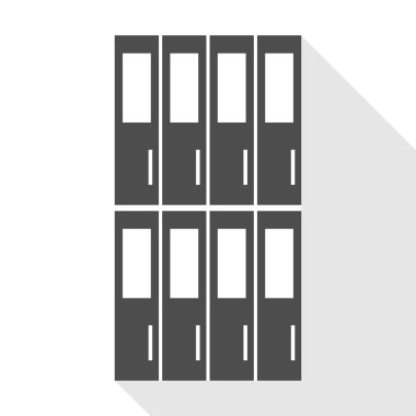 Kapı simgeleri herhangi bir kullanım için büyük ayarlayın. Vektör Eps10.