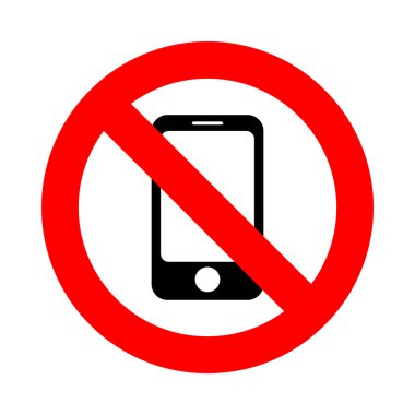 Hiçbir telefon simgeleri herhangi bir kullanım için büyük ayarlayın. Vektör Eps10.