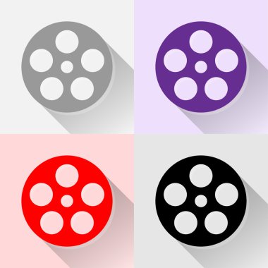 Film simgeleri herhangi bir kullanım için büyük ayarlayın. Vektör Eps10.