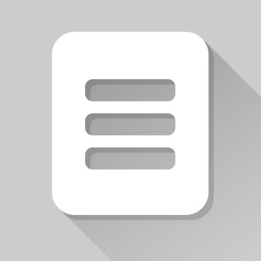 Kağıt simgesi herhangi bir kullanım için harika. Vektör Eps10.