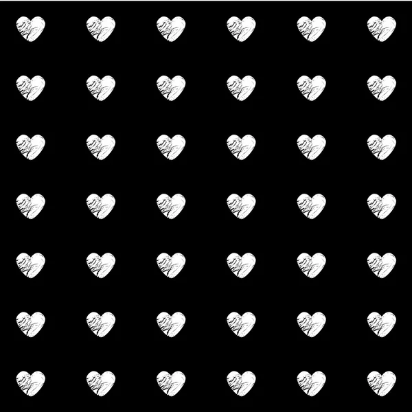 Blanco Corazón Negro Fondo conjunto ideal para cualquier uso. Vector EPS10 . — Archivo Imágenes Vectoriales