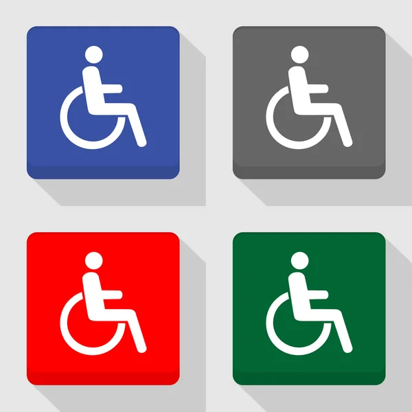 Los iconos de Cripple son ideales para cualquier uso. Vector EPS10 . — Vector de stock