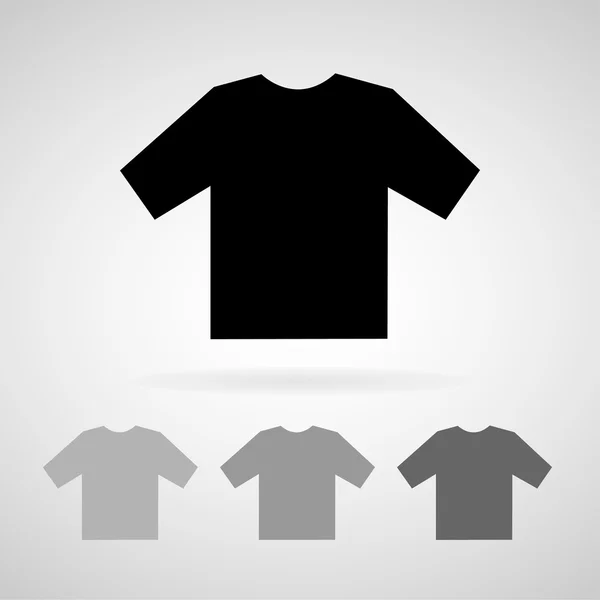 T-shirt ícones definir grande para qualquer uso. Vetor EPS10 . —  Vetores de Stock