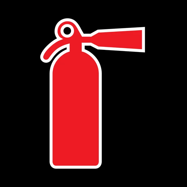 Fire extinguisher icon great for any use. Vector EPS10. — Stock Vector