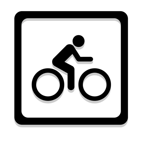 Une icône de vélo homme idéal pour tout usage. Vecteur EPS10 . — Image vectorielle