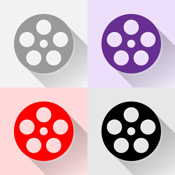 Filmové ikony nastavit pro každé použití. Vektorové Eps10. — Stockový vektor