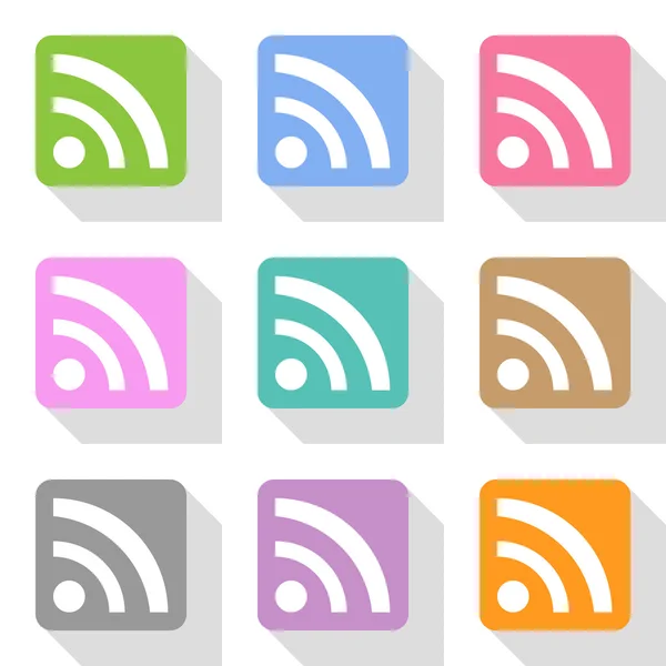 Los iconos Wifi son ideales para cualquier uso. Vector EPS10 . — Vector de stock