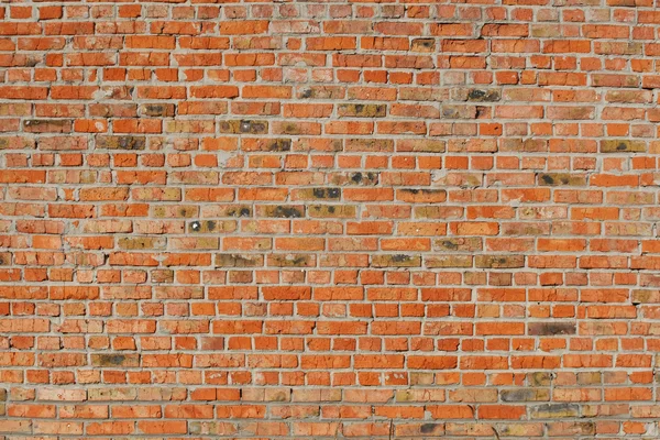 Old red brick wall close up. — Stock Photo, Image