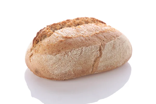 白い背景にパンのパン — ストック写真