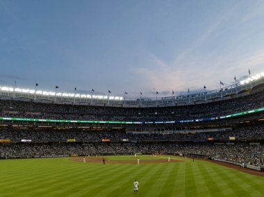 Yankee Stadyumu, Bronx, New York - 3 Ağustos 2019 Boston Red Sox, New York Yankees 'e karşı