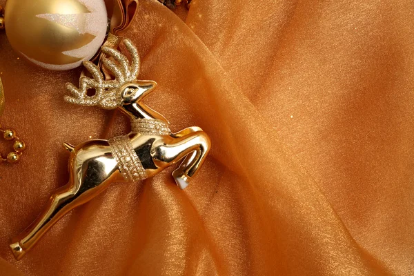 bir geyik ile Noel arka plan