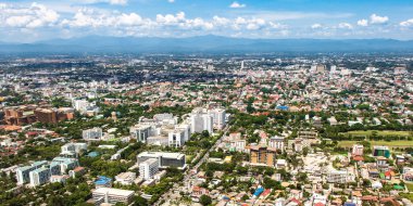 Chiang Mai şehir, Tayland havadan görünümü