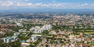 Chiang Mai şehir, Tayland havadan görünümü