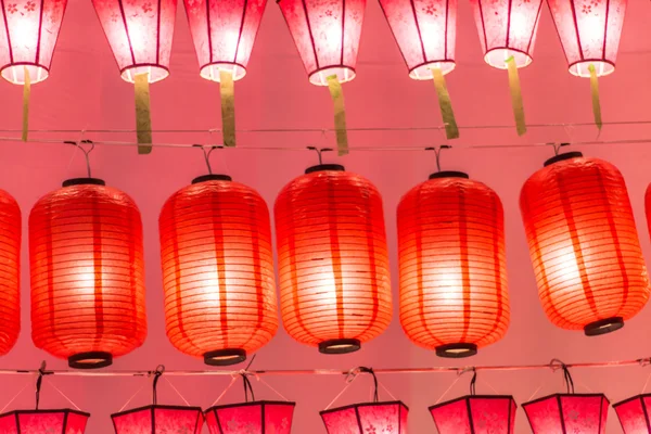 Beautiful close-up international lanterns — Stock Photo, Image