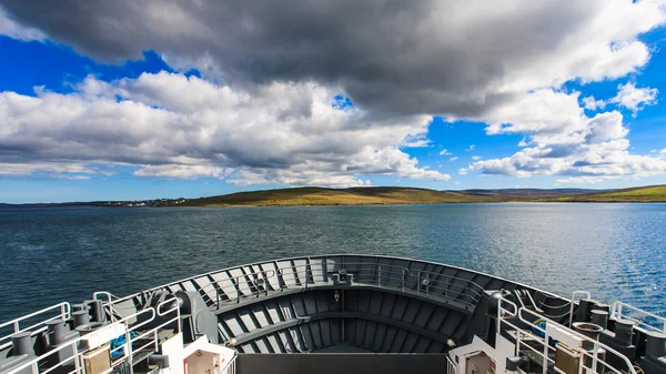 Fronte traghetto a Lerwick, Shetland — Foto Stock