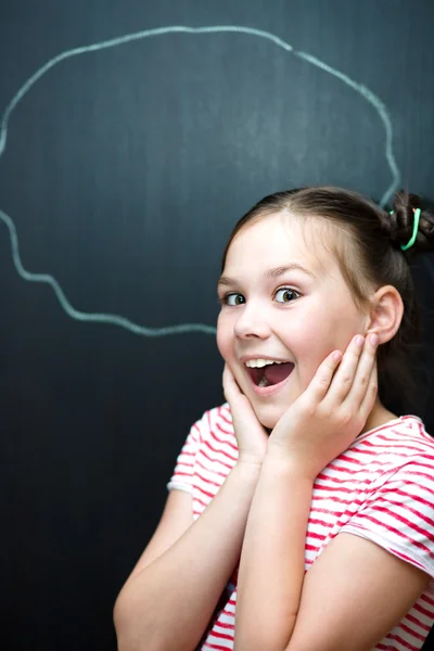 Portrait of cute girl — Stock Photo, Image