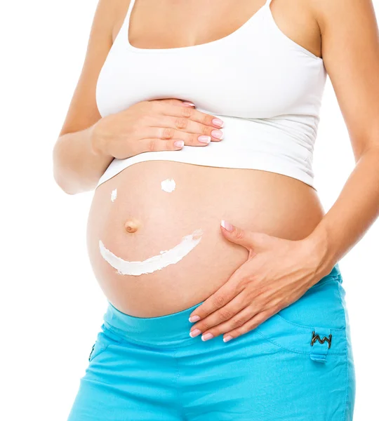 Obraz těhotná žena — Stock fotografie