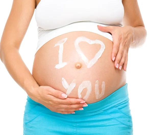 Imagen de la mujer embarazada — Foto de Stock