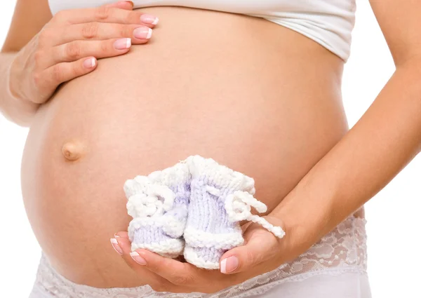 Изображение беременной женщины — стоковое фото
