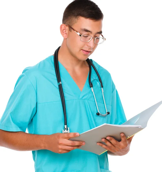 Portrait of medical male doctor — Stock Photo, Image