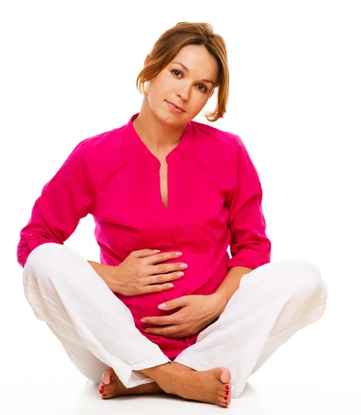 Terhes nő képe — Stock Fotó