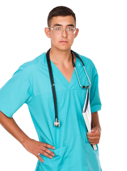 Portrait de médecin masculin médical — Photo