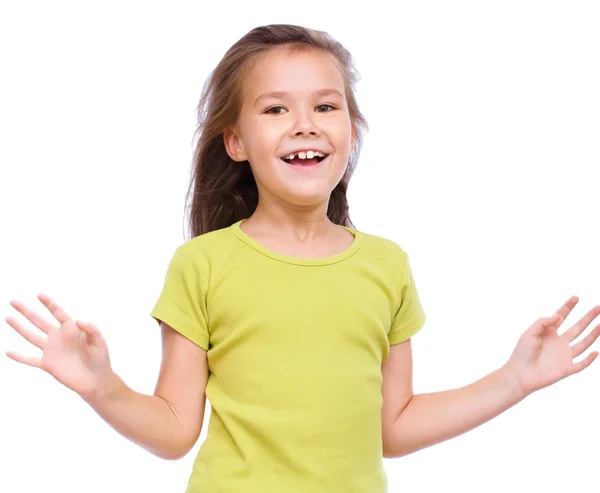 Cute little girl — Stock Photo, Image