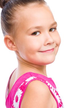 Şirin küçük kız.